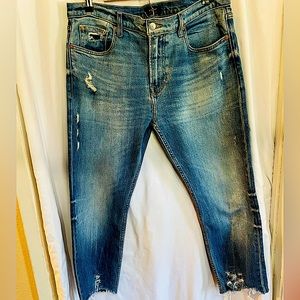 7 for all mankind ankle crop jeans